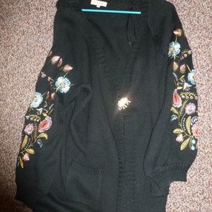 2for25 solitaire anthropologie floral cardigan XL